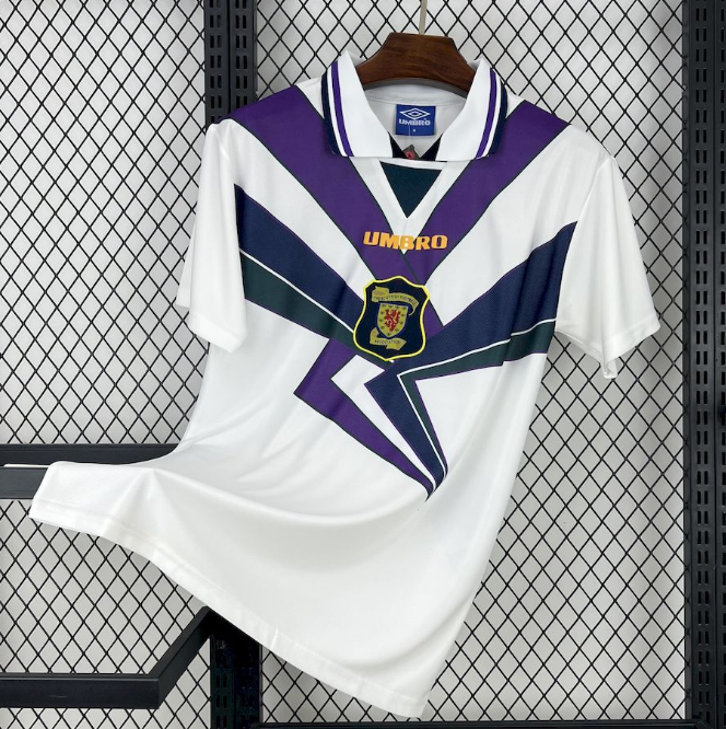 1994-96 Scotland Retro Away Soccer Jersey Shirt